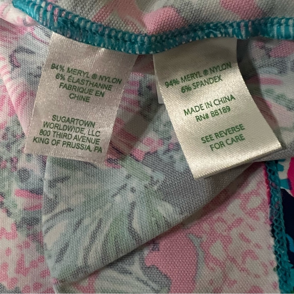 Lilly Pulitzer Solia UPF+50 Dress- Oyster Bay Navy Shroom With a View XS - Picture 9 of 12